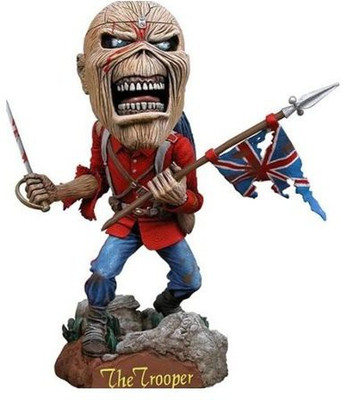 

NECA Iron Maiden Eddie Trooper Head Knocker Bobble Head 8"(Multicolor)