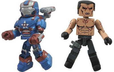 

Diamond Select S Series 49 Marvel Minimates Iron Man 3 Iron Patriot(Multicolor)