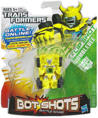 

Hasbro Transformers Bot Shots Stunt And Speed Shots(Green, Yellow)