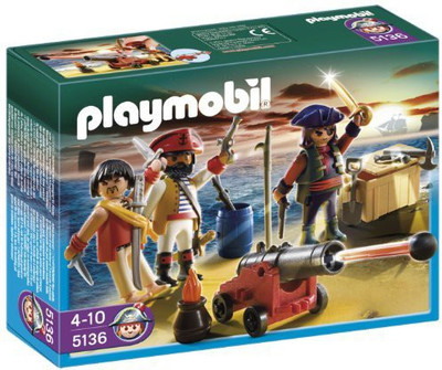 

PLAYMOBILA Pirates Commander with Armory(Multicolor)