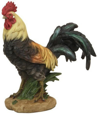 

Farm Collection Standing Rooster Statue8Inchhome Garden Chicken(Multicolor)