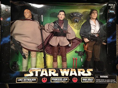 

Star Wars Collection 12" Luke Skywalkerprincess Leia& Han Solo Set(Multicolor)