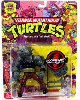 

Playmates Toys Teenage Mutant Ninja Turtles 25Th Anniversary Rocksteady(Multicolor)