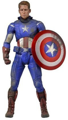 

NECA Avengers "Captain America" Unmasked Battle Damaged 1/4 Scale(Multicolor)