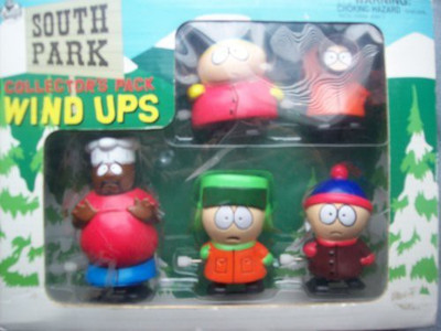 

South Park 1998 Stan Kyle Kenny Cartman Chef Windup Walkers Set(Multicolor)