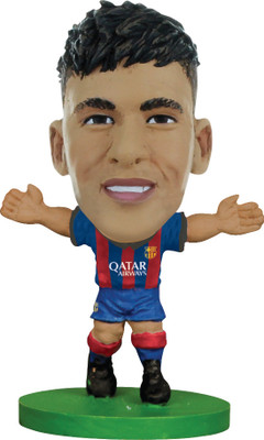 

SoccerStarz Barcelona Neymar Jr (No Mohican) - Home Kit(2015 version) /Figures(Multicolor)