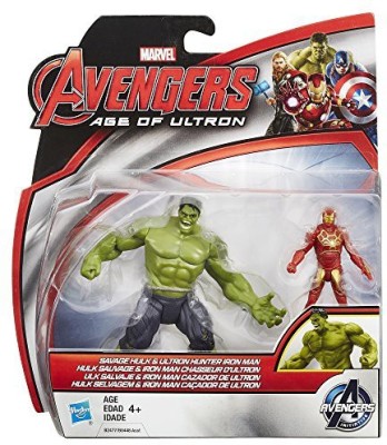 

Marvel Avengers Age Of Ultron Savage Hulk Vs Ultron Hunter Iron Man(Multicolor)