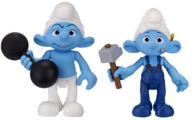 

The Smurfs Smurfs Movie Basic Pack Wave 2 Hefty Smurf And Handy Smurf(Multicolor)