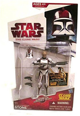 

Star Wars 2009 Clone Wars Animated Cw No 44 Commander Stone(Multicolor)