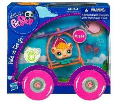 

Littlest Pet Shop Pets On The Go Series 1 Guinea Pig With Hang Glider(Multicolor)