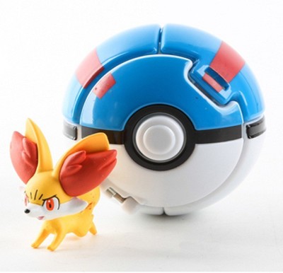 

Switch Control Throw N Pop Pokemon Ball and figure(Blue, White)