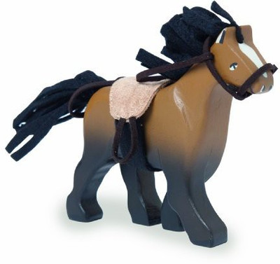 

Budkins Brown Horse With Saddle(Multicolor)