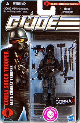 

Hasbro Gi Joe Pursuit Of Cobra 3 3/4 Inch Cobra Shocktrooper(Black)