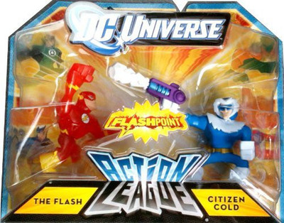 

Mattel Dc Universe League Flashpoint Mini 2Pack The Flash Citizen(Multicolor)
