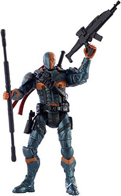 

Mattel DC Comics Multiverse Batman Arkham Origins - Deathstroke 4" Action Figure(Multicolor)