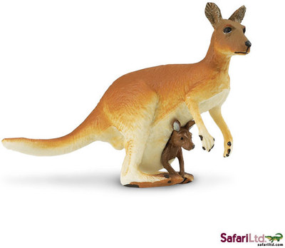 

Safari Ltd Ws Wildlife Kangaroo With Baby(Multicolor)