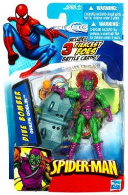 

Spiderman 2010 Series One 3 3/4 Inch Dive Bomber Green(Multicolor)
