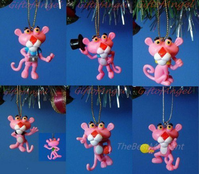 

Joyunited Nset6 Pink Panther Decoration Home Party Ornament(Multicolor)