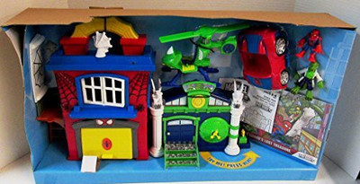 

Marvel playskool spiderman adventures spiderman headquarters(Multicolor)