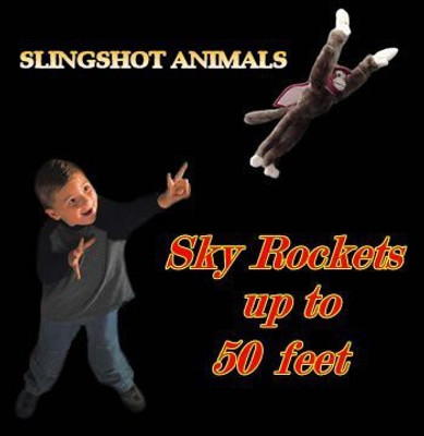

The Gag Set Of 5 Of Slingshot Flingshot Flying Animals With Sound(Multicolor)