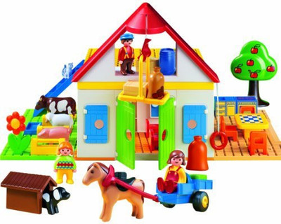 

Playmobil 123 Large Farm(Multicolor)