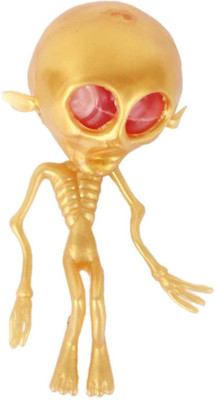 

Tootpado Anti Stress Squeeze Balls Alien Design (Gold) - 1a238 - Toys With Gel(Gold)