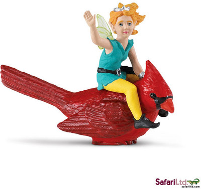 

Safari Ltd Ff Lucy On A Cardinal Set(Multicolor)