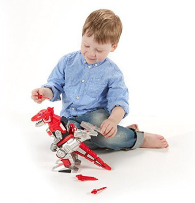 

Imaginext Fisherprice Power Rangers Red Ranger And Trex Zord(Multicolor)