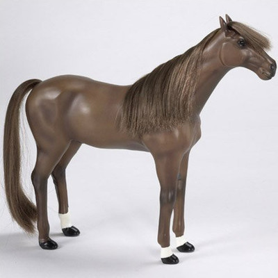 

Paradise Horse Corduroy Horse In Chestnut(Brown)
