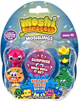 

Vivid Toy Group Moshi Monsters Moshlings Series 10 Blister Pack(Multicolor)