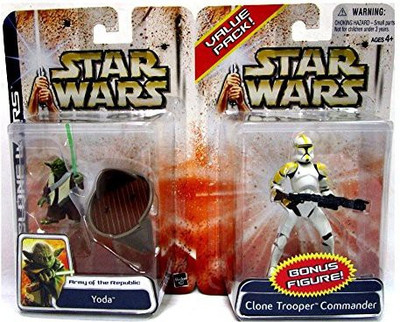 

Hasbro Star Warsyoda & Clone Trooper Commander (Yellow)(Multicolor)