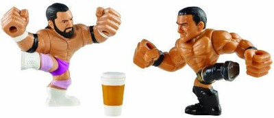 Mattel Wwe Rumblers Slam City Damien Sandow And Alberto Del Rio(Multicolor)