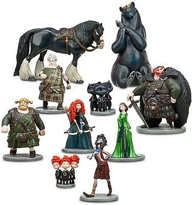 

Disney Pixar Brave Deluxe 10 Pc Figurine Set(Multicolor)