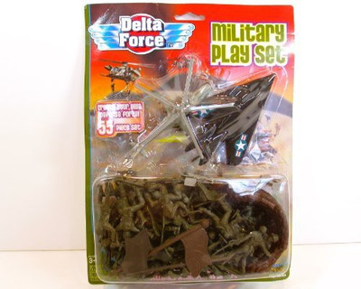 

Imperial Toy Delta Force 55 Piece Military Play Set(Multicolor)