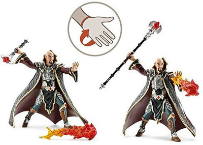 

Schleich Dragon Knights Magicianking On Horse And Knight Berserk(Multicolor)