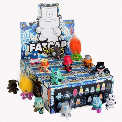 Kidrobot Fatcap Series 3 Vinyl Sealed Case Of 20(Multicolor)