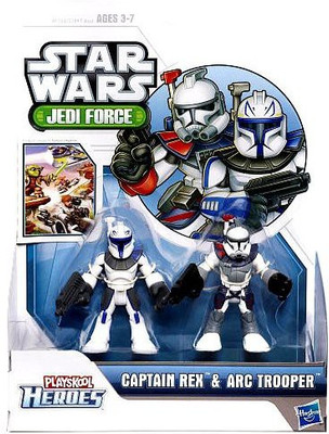 

Hasbro Playskool Heroesstar Warsjedi Force Scaptain Rex And Arc(Multicolor)