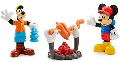 

Fisher-Price Disney Mickey Mouse Clubhouse Mickey & Goofy Campfire Pack(Multicolor)