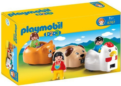 

Playmobil 123 Animal Train(Multicolor)