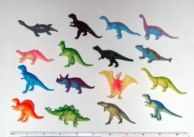 

Rhode Island Novelty 12 ~ Mini Dinosaur~ Hard Plastic 2"3"~ New(Multicolor)