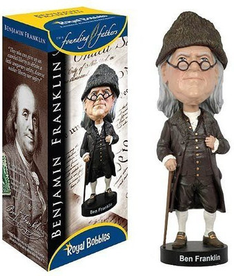 

Royal Bobbles Benjamin Franklin Bobblehead(Multicolor)