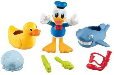 

Fisher-Price Disney Mickey Mouse Clubhouse Rubber Ducky And Shark Mixup(Multicolor)