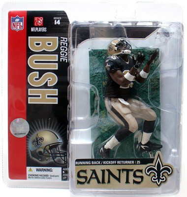 

McFarlane Toys 6" Nfl Series 14 Reggie Bush Black Jersey(Multicolor)