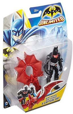

Mattel Batman Unlimited Batman Beyond And Capture Bat S4 Inches(Multicolor)
