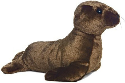 

Aurora World 12" "Slick" Seal Flopsie(Brown)