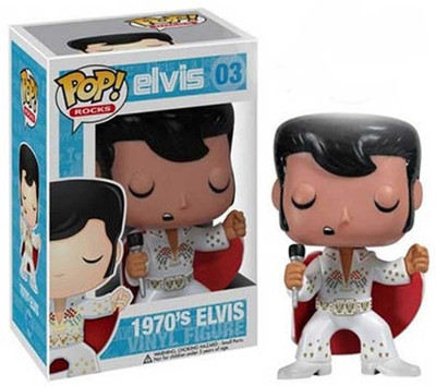 

Funko Pop Elvis Presley Rocks 70's Aloha Vinyl Figure(White, Red)