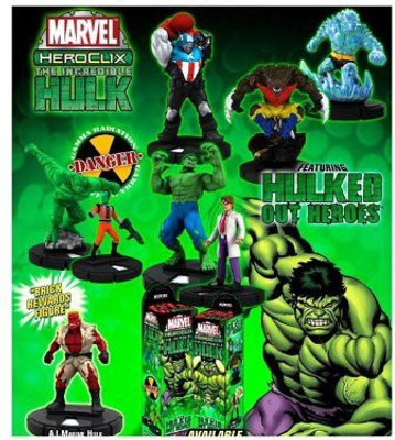 

HeroClix Marvel Incredible Hulk Booster 5Pack 5 Random(Multicolor)