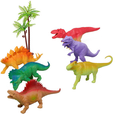 Neo Gold Leaf Dinosaur Animal 6 pcs(Multicolor)