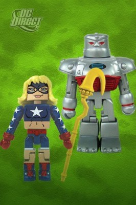 

DC Comics Universe Minimates Wave 6 Stripe And Stargirl(Multicolor)