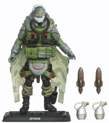 

Hasbro Gi Joe Pursuit Of Cobra 3 3/4 Inch Skydive Wave 4(Multicolor)